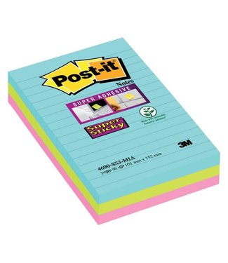 3M MEMOBLOK 4690 STICKY MIAMI 3STKS