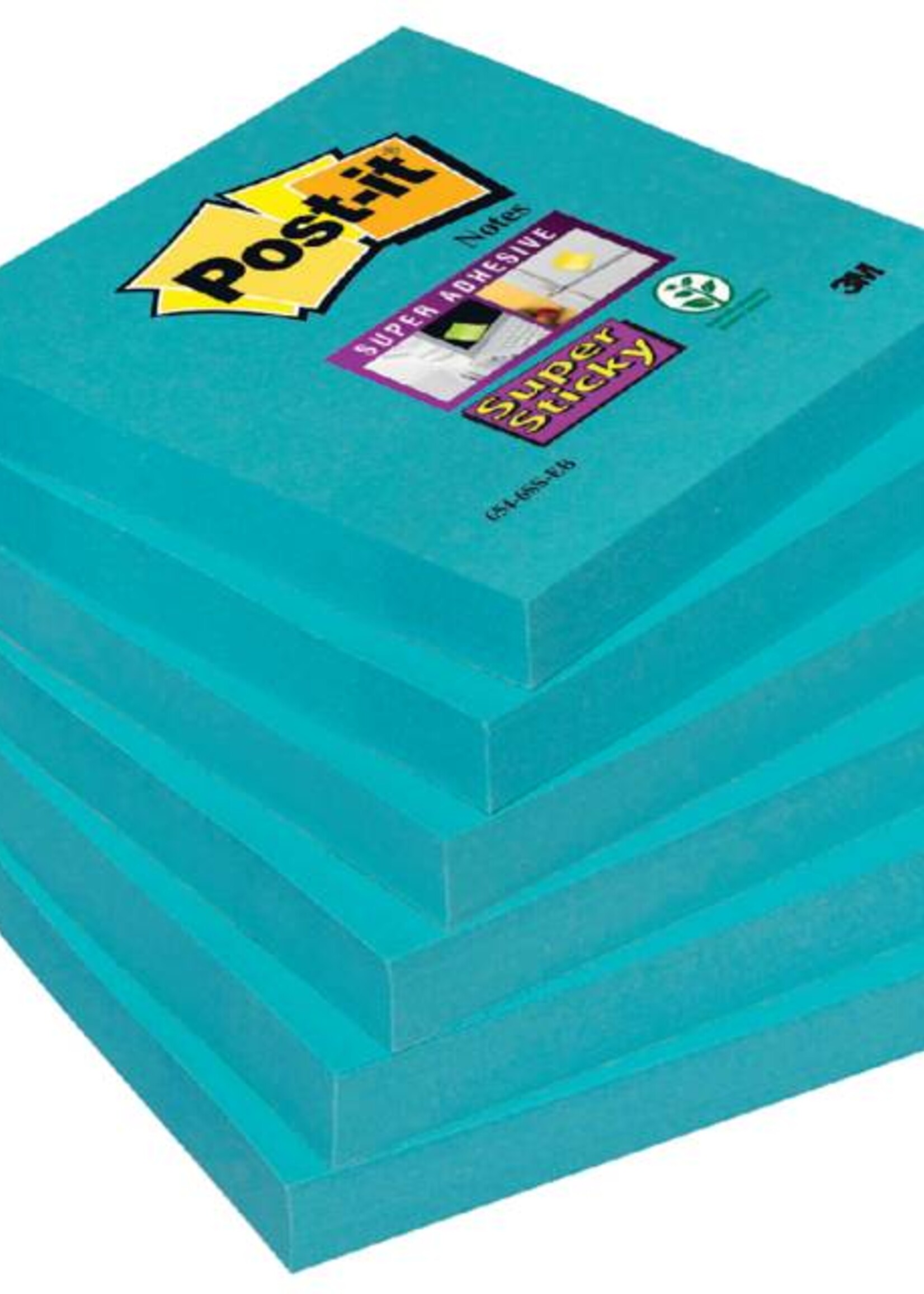 3M 3M MEMOBLOK 654SSEB 76X76 BL