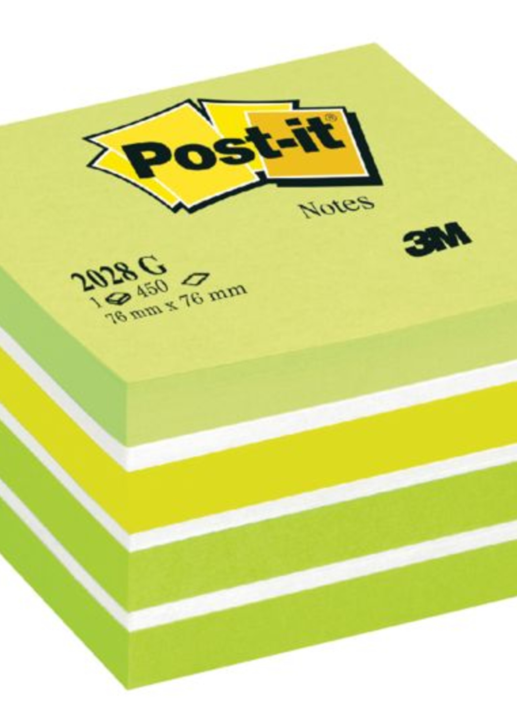 3M 3M MEMOBLOK 2028G 76X76 GN