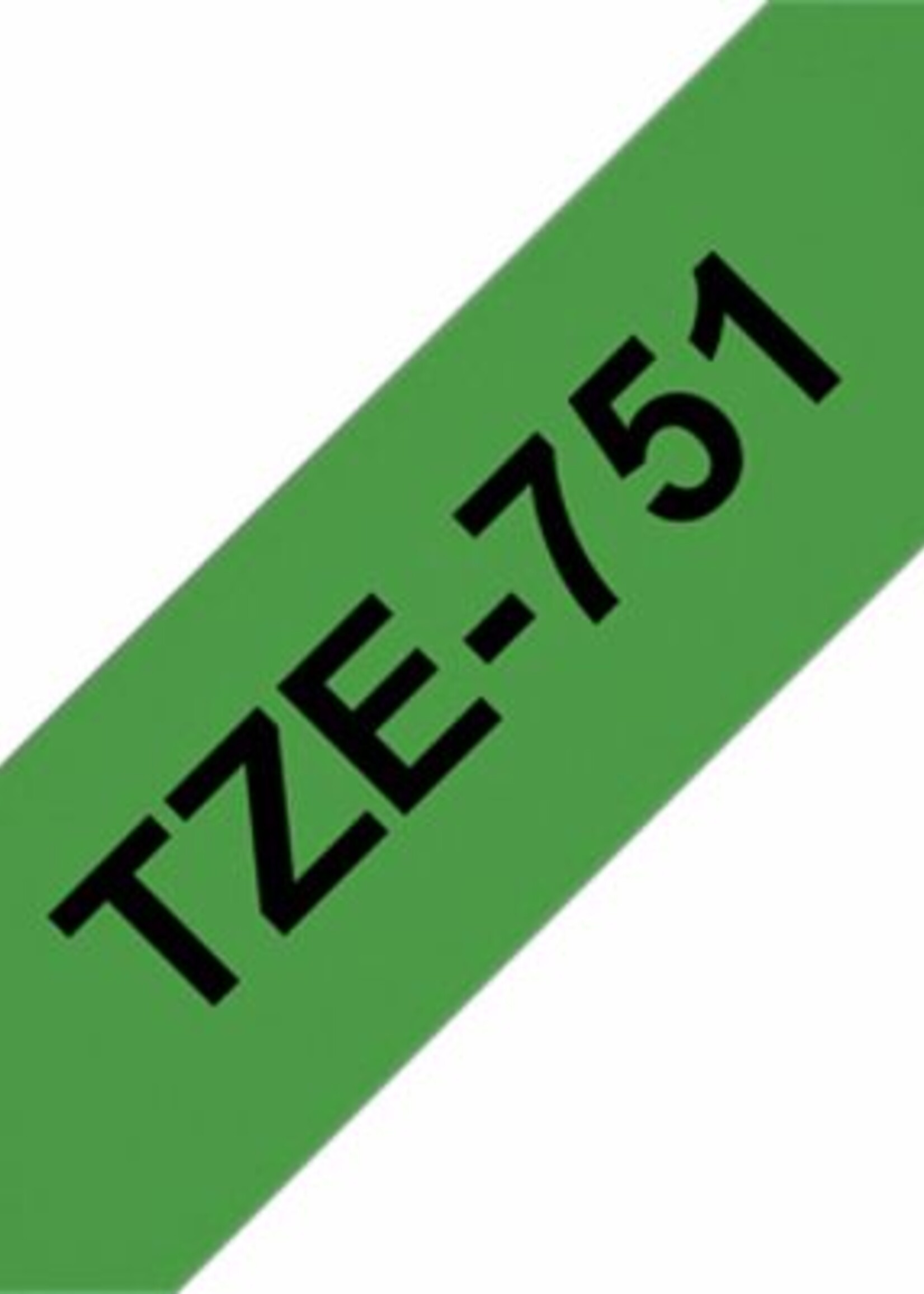 Brother Brother LABELTAPE TZE-751 24MM GN/ZW
