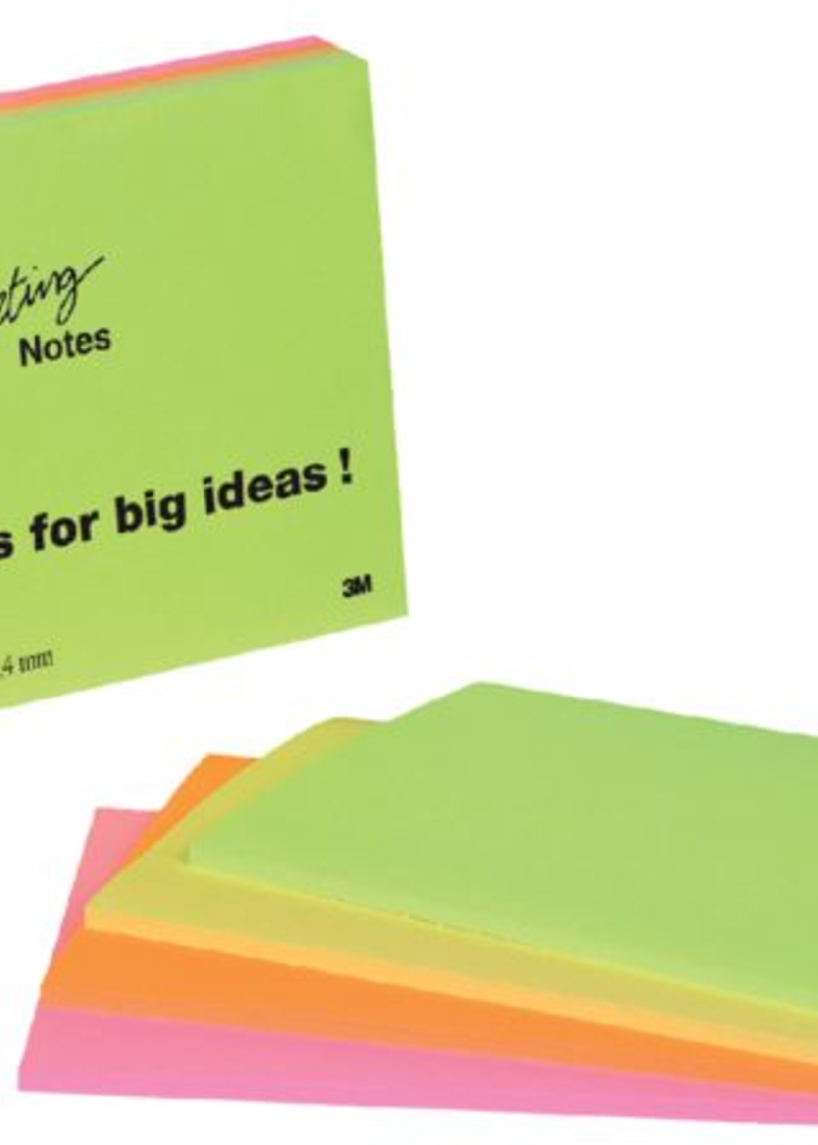 3M 3M MEMOBLOK 64454S 99X149MM 4STKS