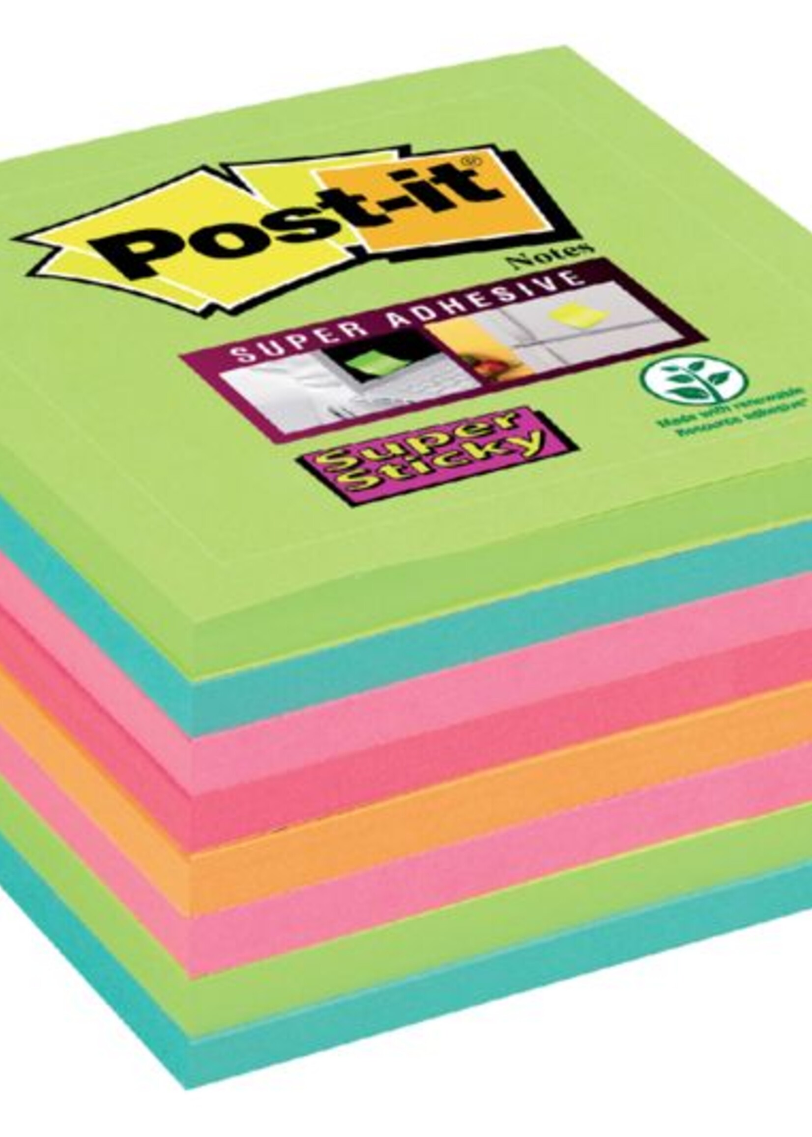 3M 3M MEMOBLOK 654-SSRB 76X76 RB