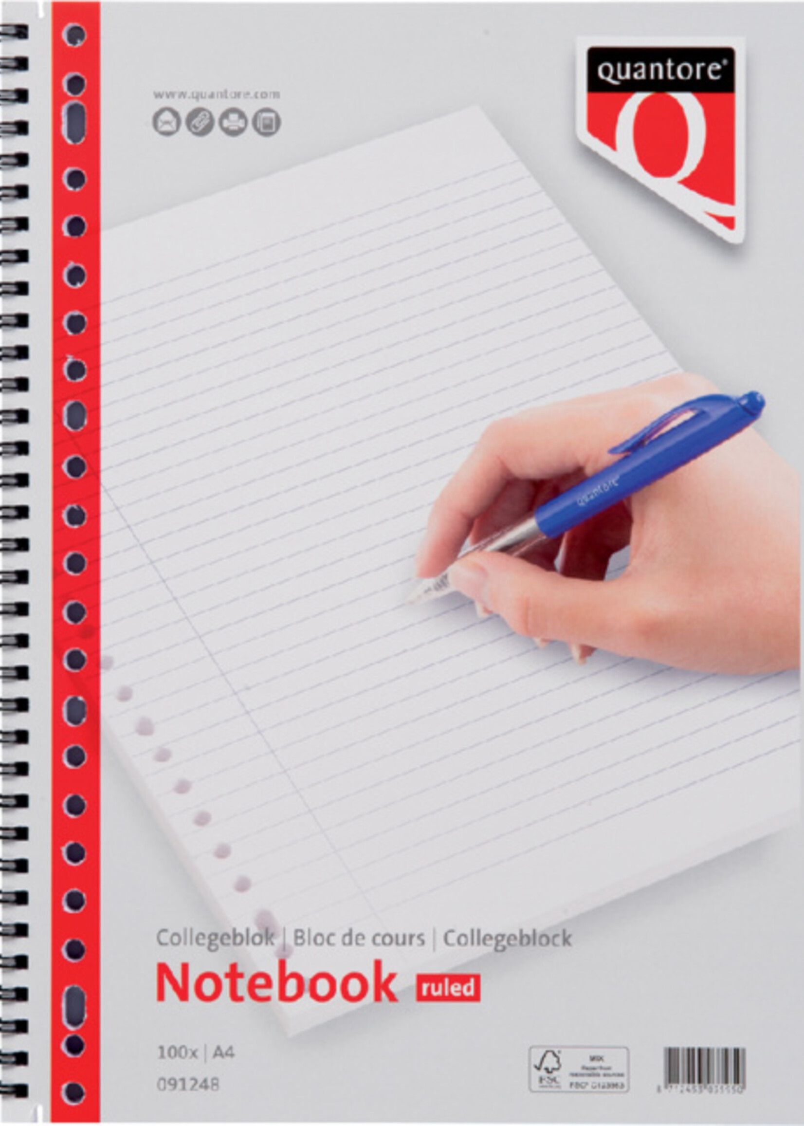 Quantore Quantore COLLEGEBLOK 23R LIJN