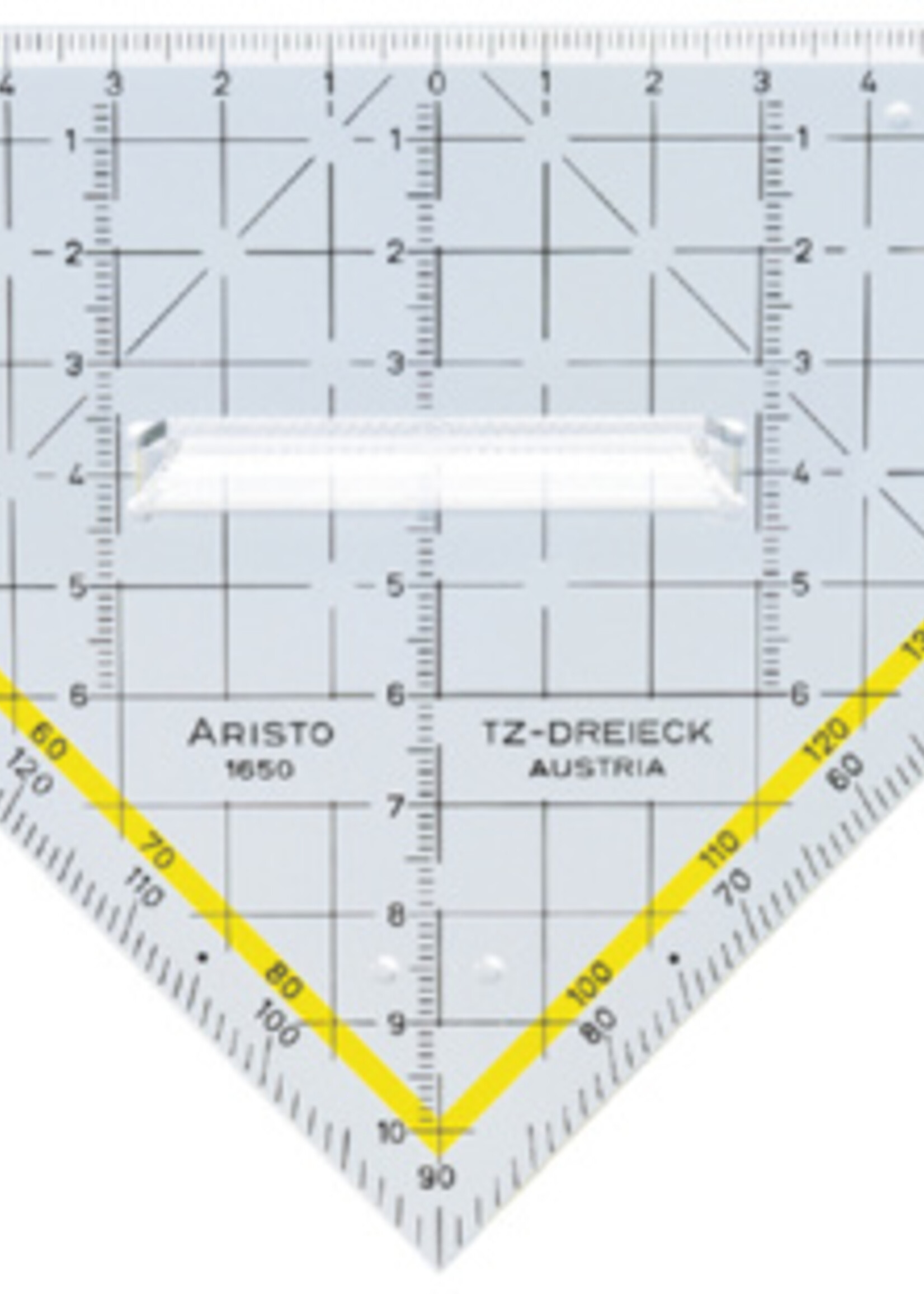 Aristo Aristo TZ-DRIEHOEK 1650/2 225MM MET GREEP