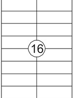 Quantore ETIKET 105X37MM 1600STKS