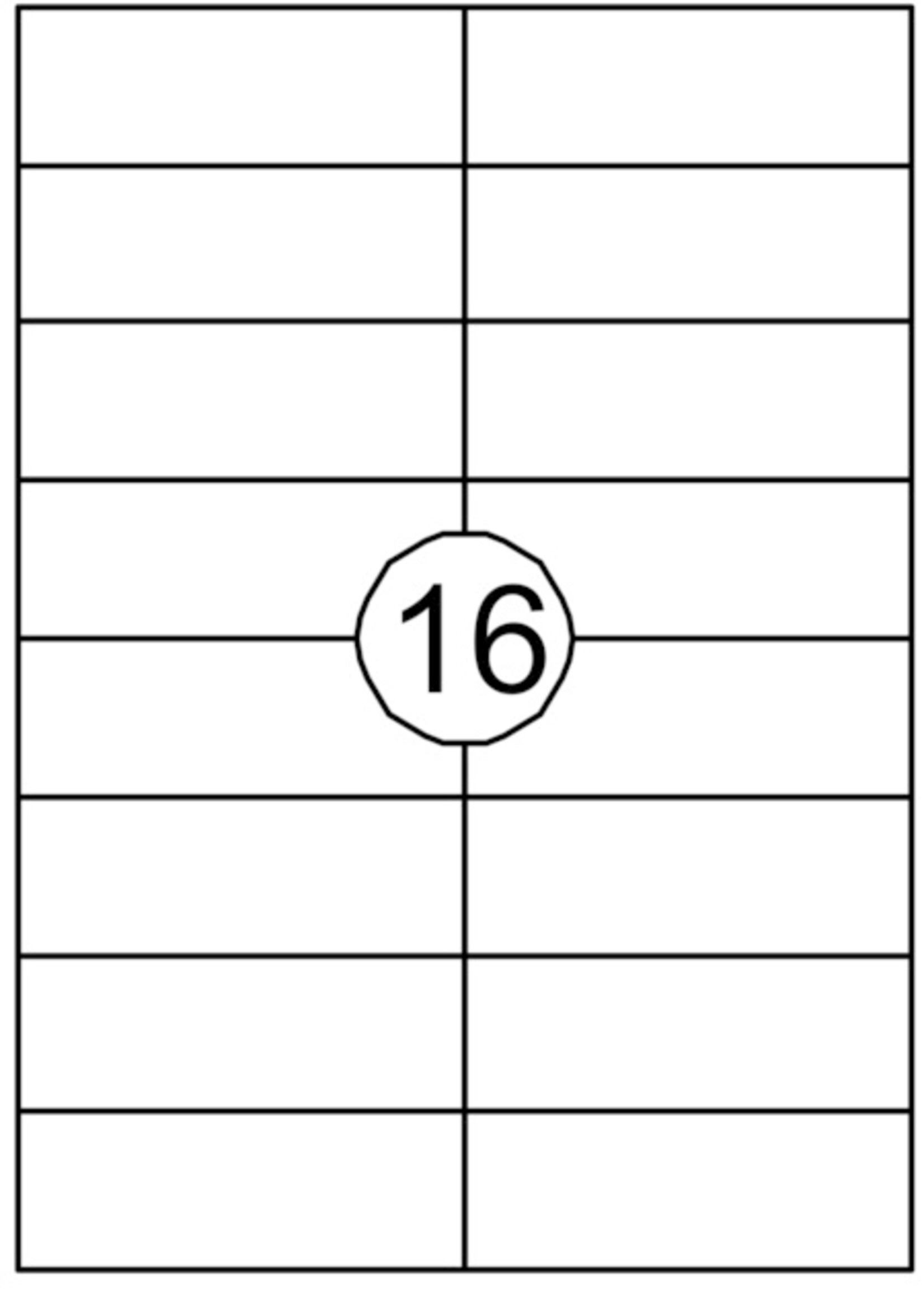 Quantore Quantore ETIKET 105X37MM 1600STKS