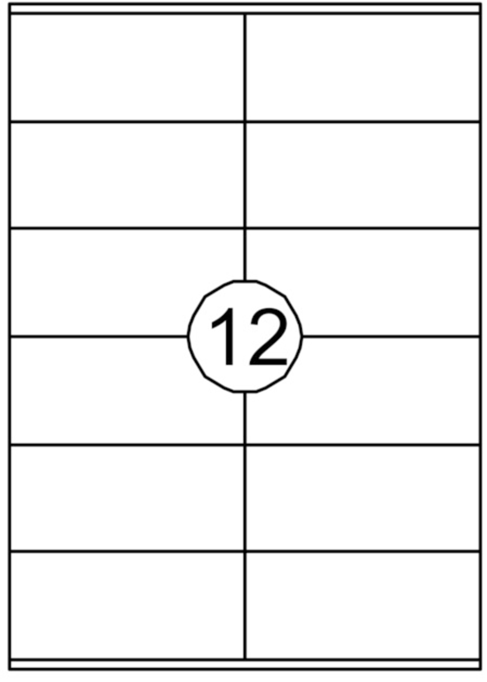 Quantore Quantore ETIKET  105X48MM 1200STKS