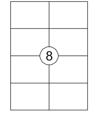 Quantore ETIKET  105X74MM 800STKS