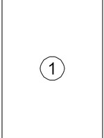 Quantore ETIKET  210X297MM 100STKS