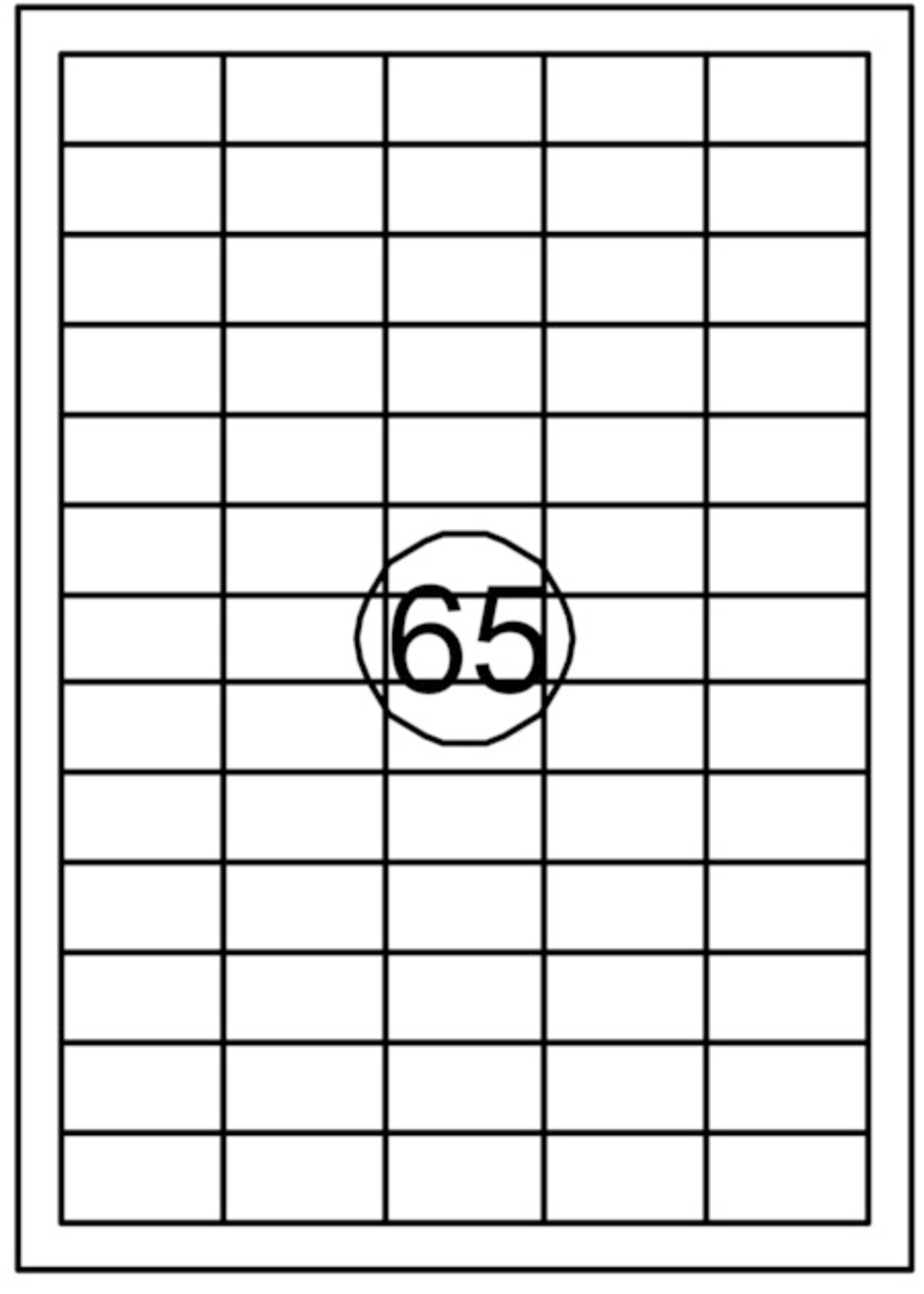 Quantore Quantore ETIKET  38X21.2MM 975STKS