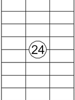Quantore ETIKET  70X37MM 2400STKS