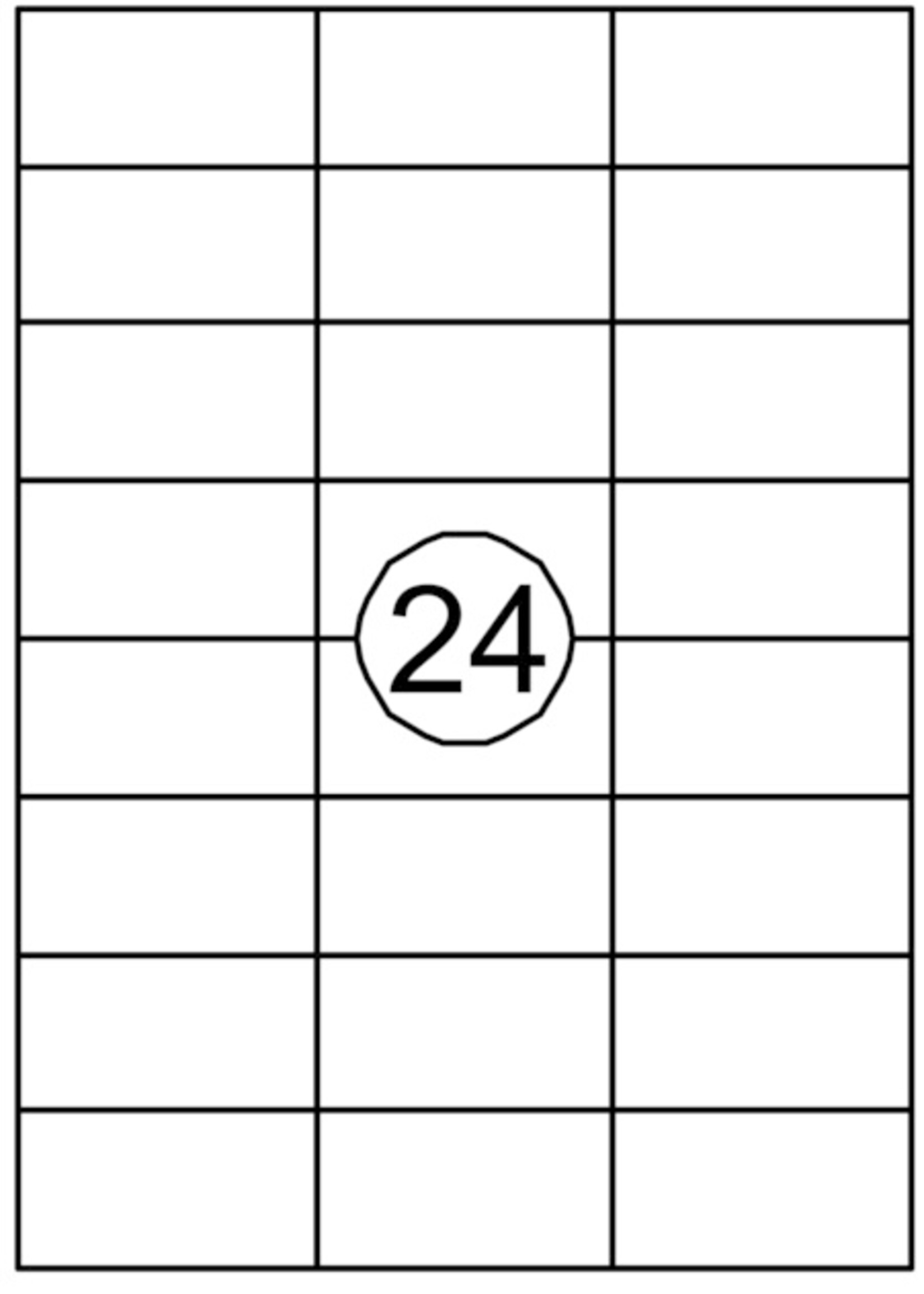 Quantore Quantore ETIKET  70X37MM 2400STKS