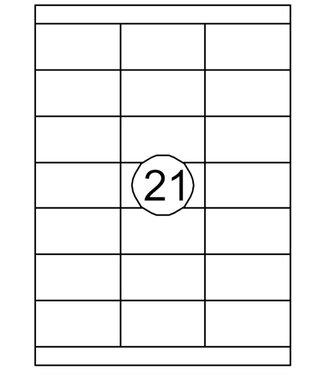 Quantore ETIKET  70X38.1MM 2100STKS