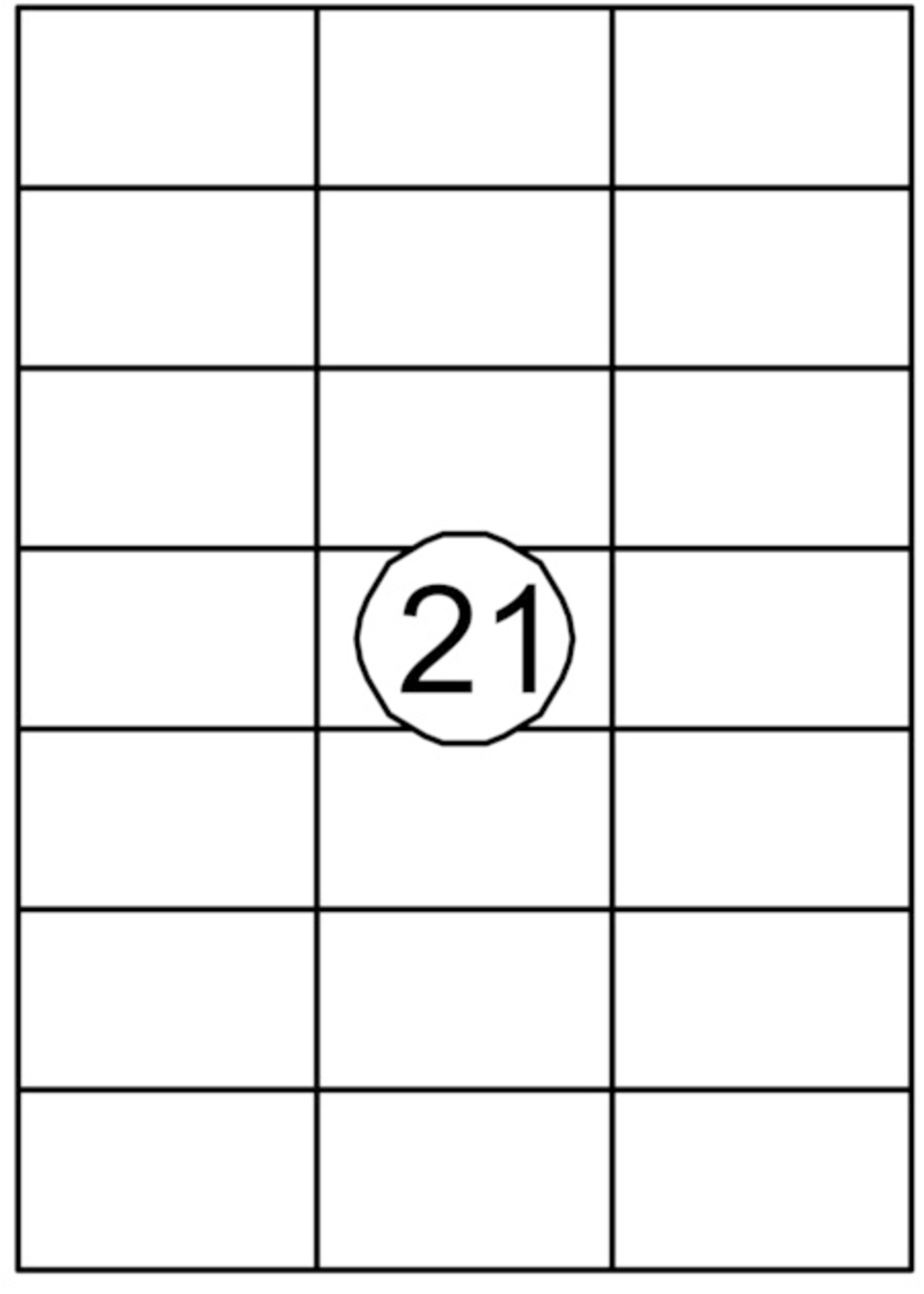 Quantore Quantore ETIKET  70X42.3MM 2100STKS