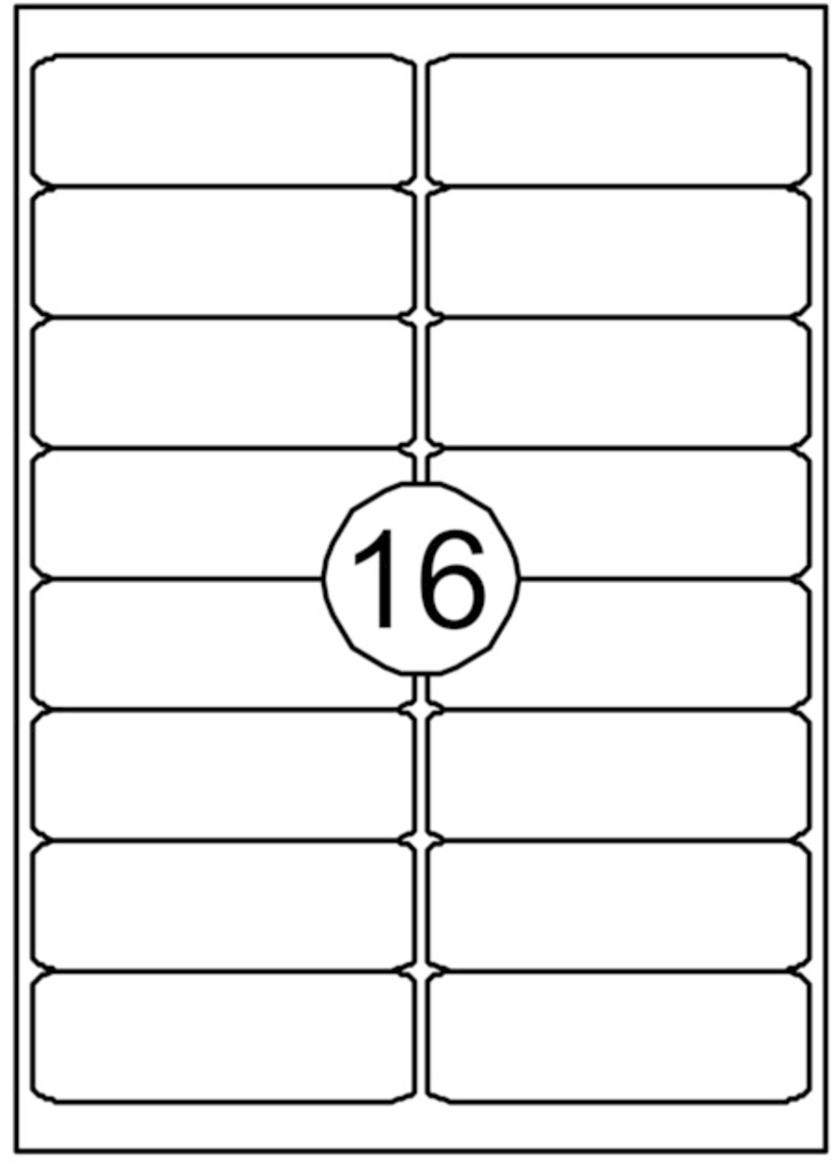 Quantore Quantore ETIKET  99.1X33.8MM 1600STKS