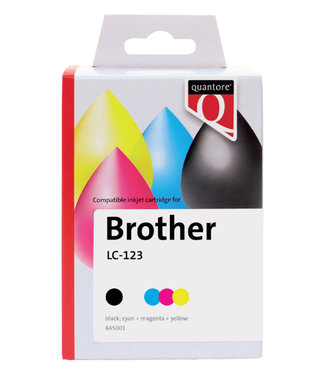 Quantore INKTCARTRIDGE BRO LC-123 ZW 3 KL