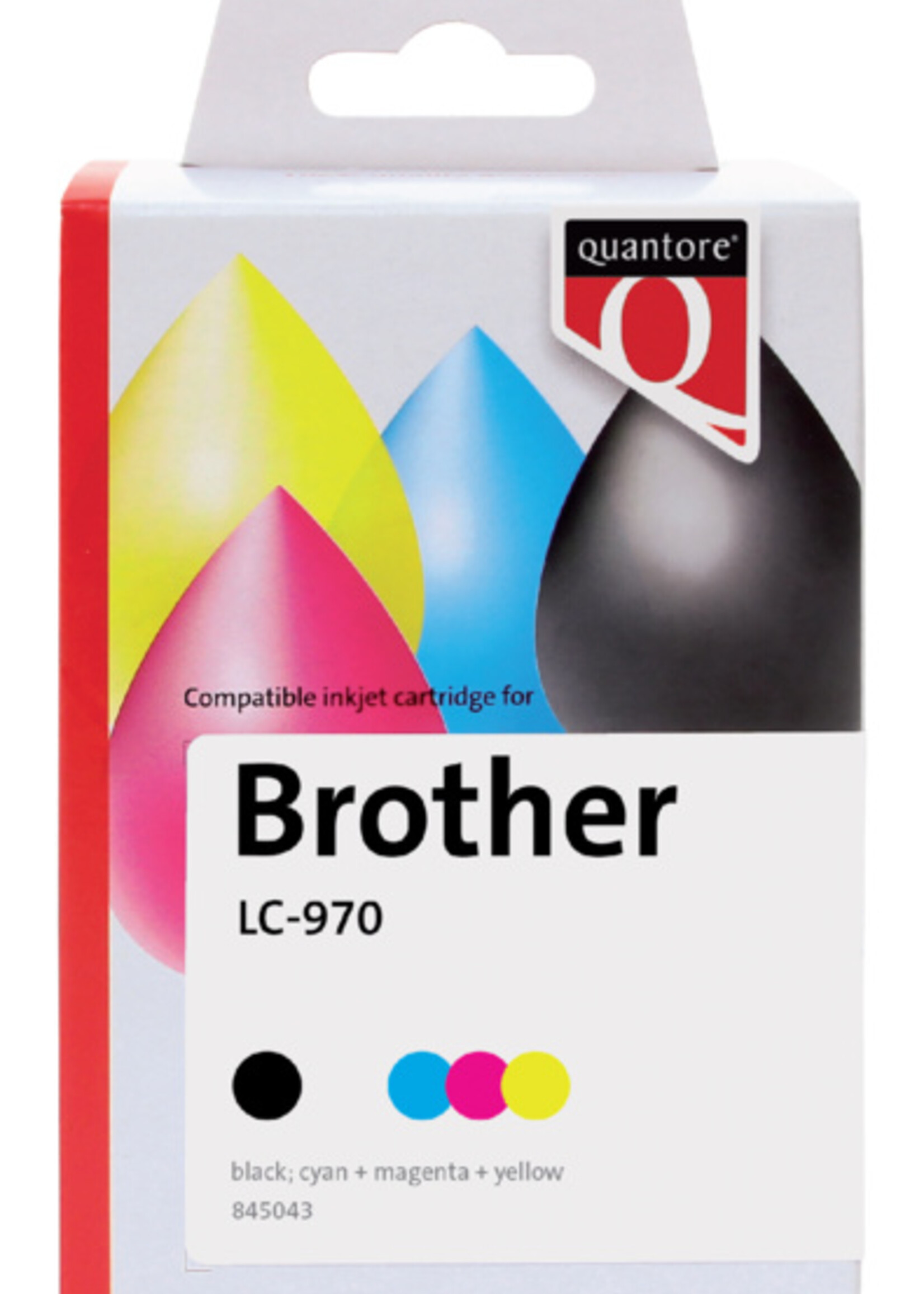 Quantore Quantore INKTCARTRIDGE BRO LC-970 ZW 3 KL