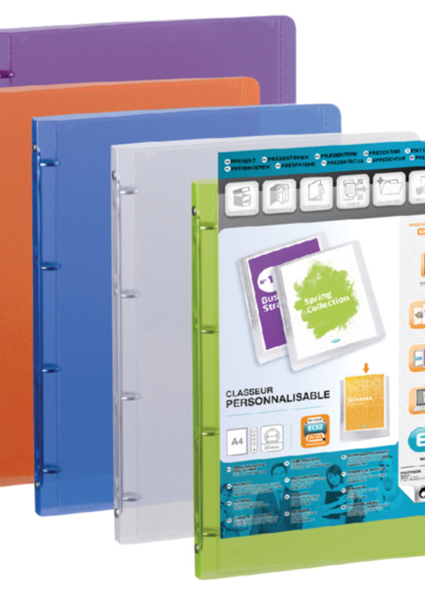 Elba Elba RINGBAND A4 4R 20MM ASS 12STKS