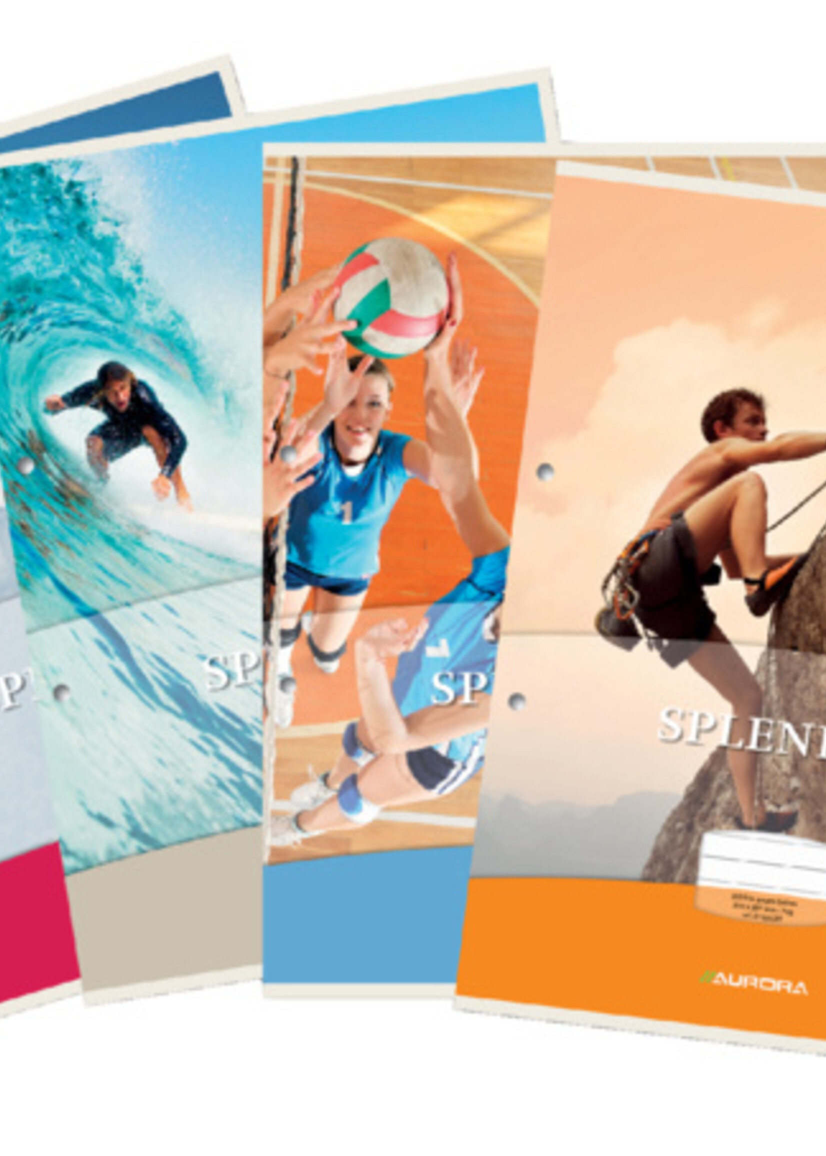 Aurora Aurora CURSUSBLOK SPLENDID A4 LIJN 2R