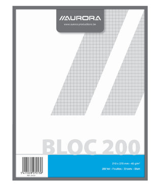 Aurora KLADBLOK 270X210MM 5X5MM 200V