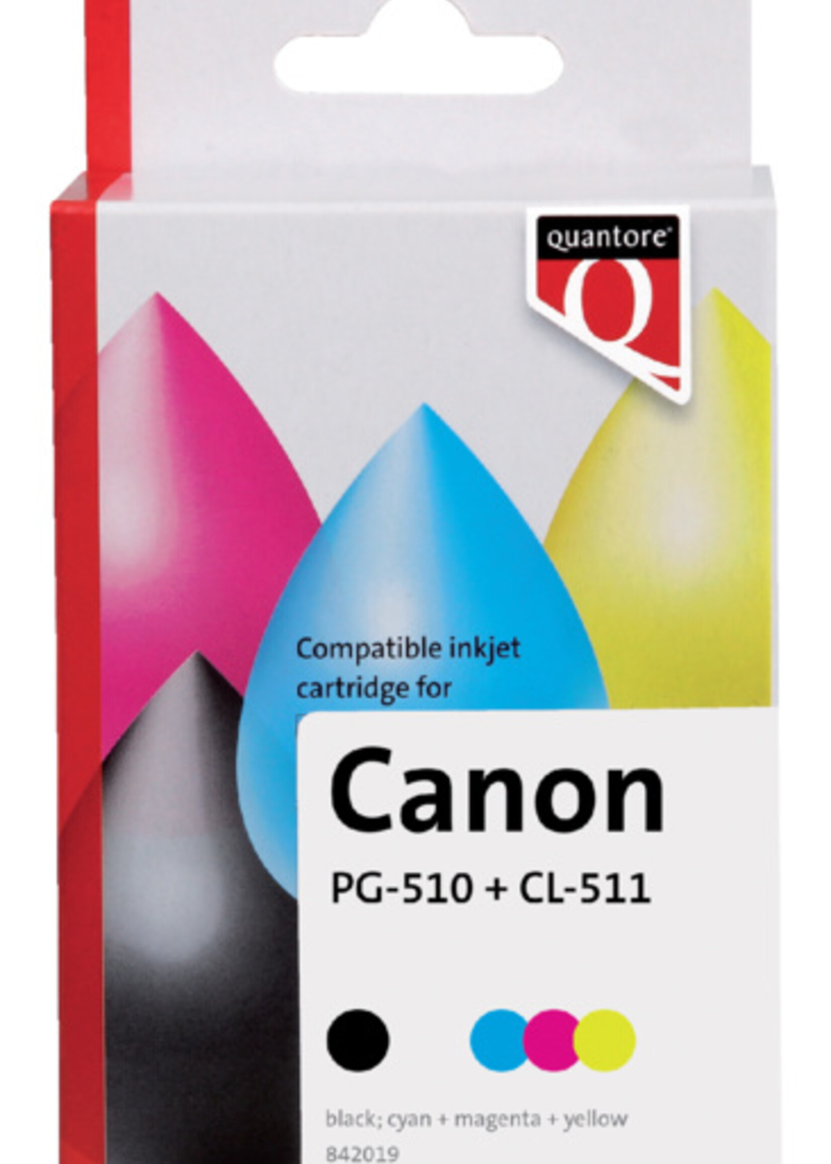 Quantore Quantore INKTCARTR VOOR CAN PG-510/CL-511 2STKS