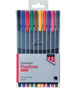 Quantore FINELINER 0.4MM ASS 10STKS