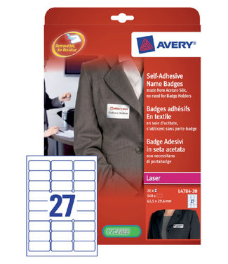 Avery NAAMBADGE ETIKET L4784-20