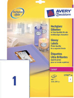 Avery ETIKET L7767-40 210X297 WT