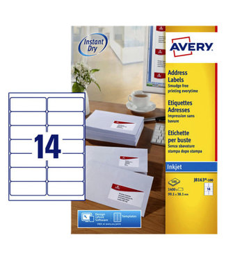 Avery ETIKET J8163-100 99.1X38.1