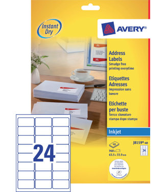 Avery ETIKET J8159-40 63.5X33.9