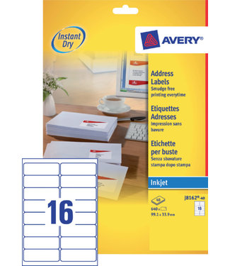 Avery ETIKET J8162-40 99.1X33.9