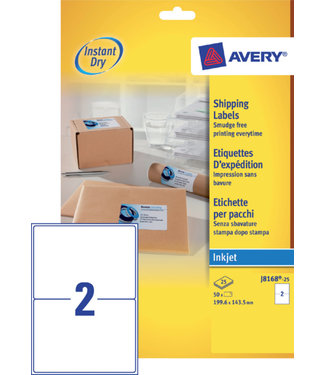 Avery ETIKET J8168-25 199.6X144.5