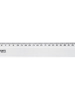 Westcott LINIAAL KSTOF 30CM TRANSP