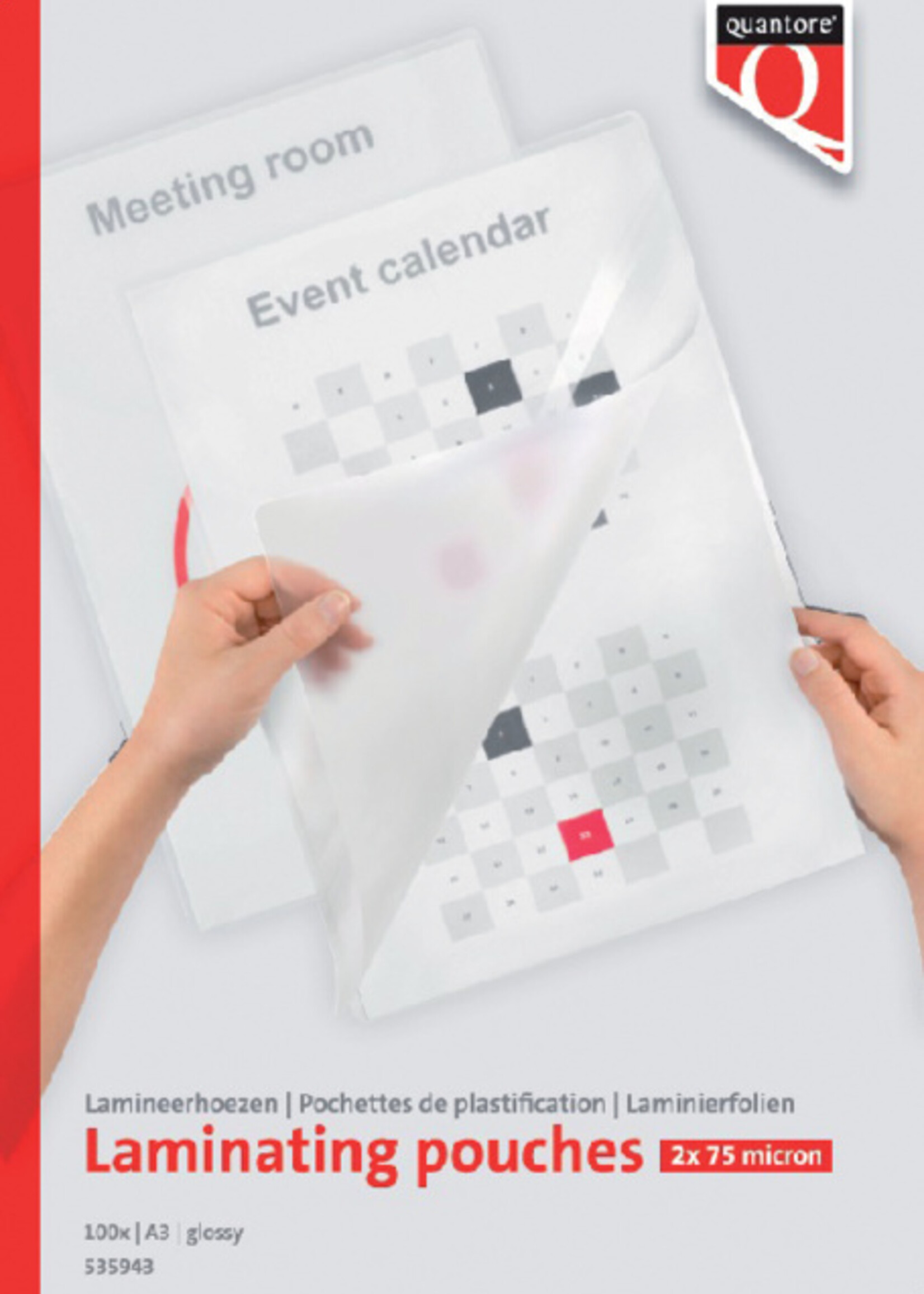 Quantore Quantore LAMINEERHOES A3 2x75MIC 100STKS