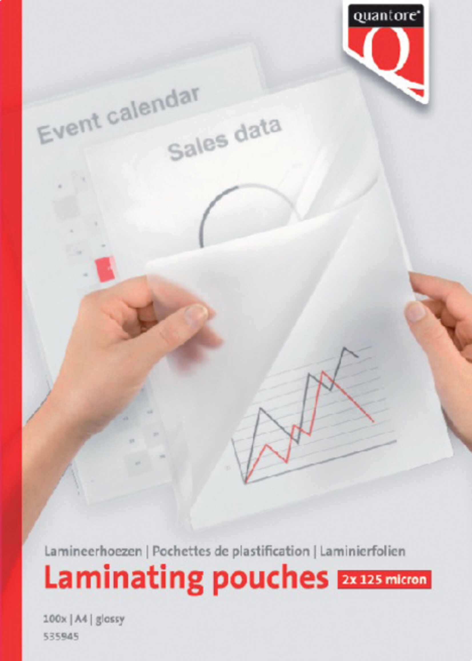 Quantore Quantore LAMINEERHOES A4 125MIC 100STKS