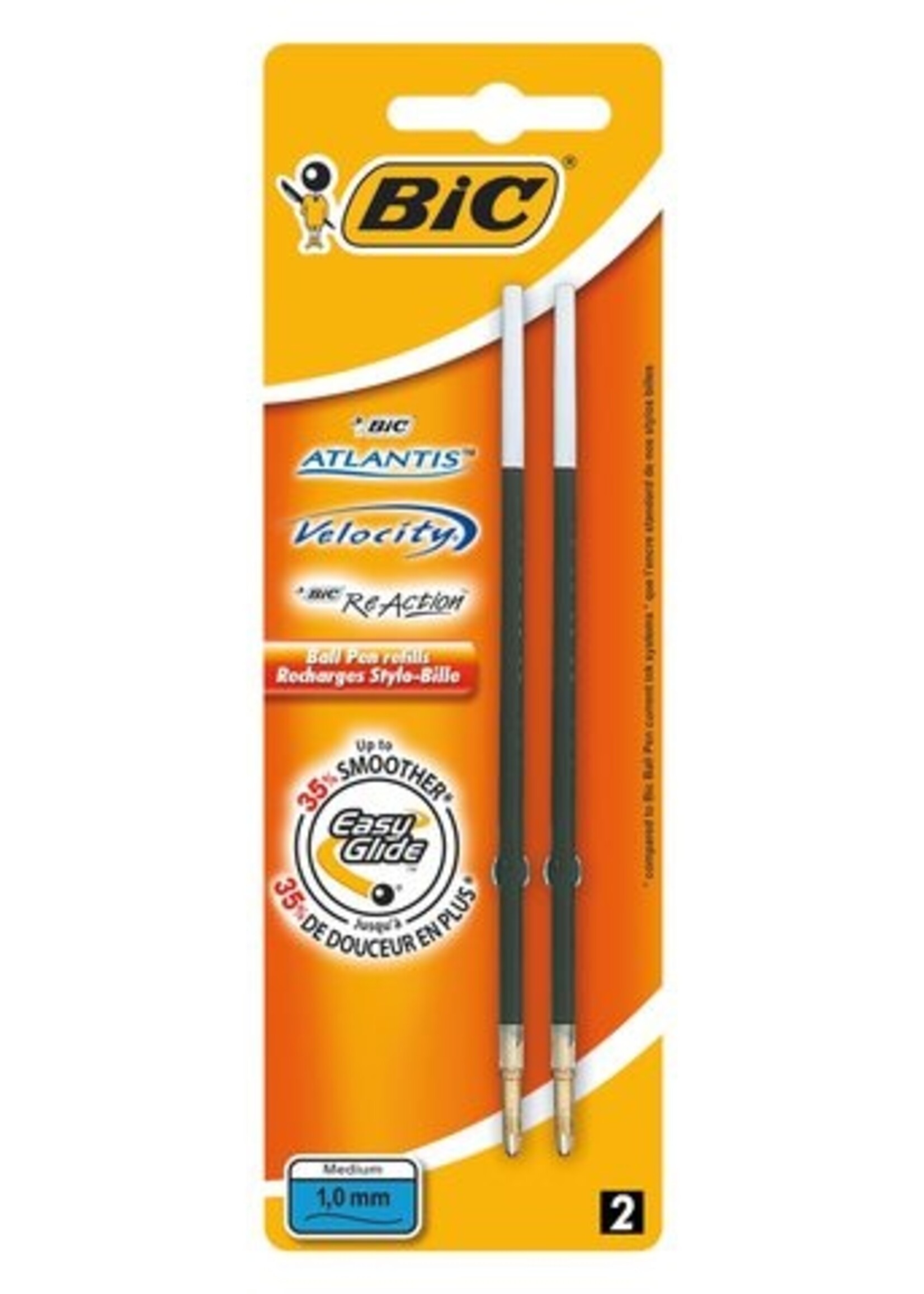 Bic Bic BALPENVULLING DIVERS ZW 2STKS