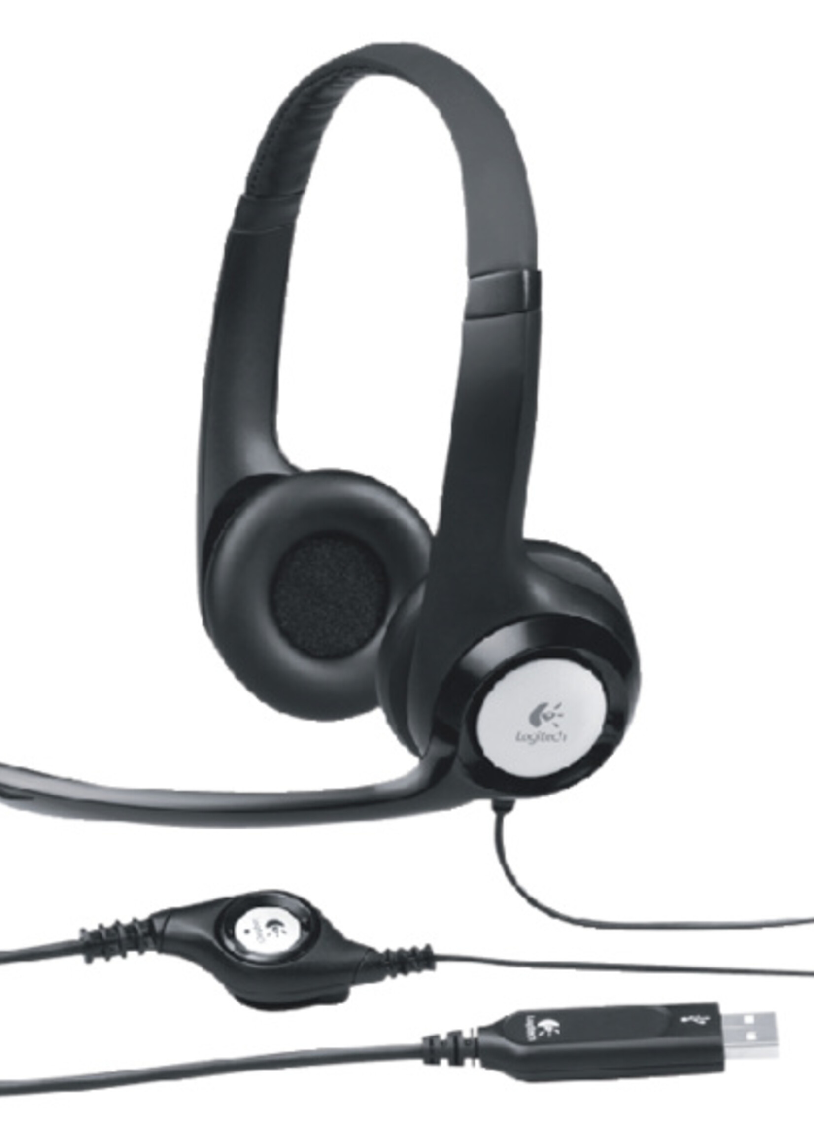 Logitech Logitech HEADSET H390 OVER EAR ZWART