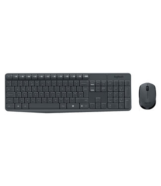 Logitech TOETSENBORD EN MUIS MK235 DRL QWERTY ZW