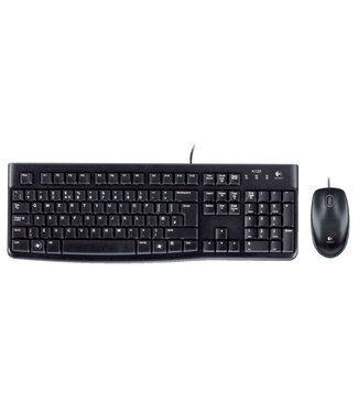 Logitech TOETSENBORD EN MUIS MK120 USB QWERTY  ZW