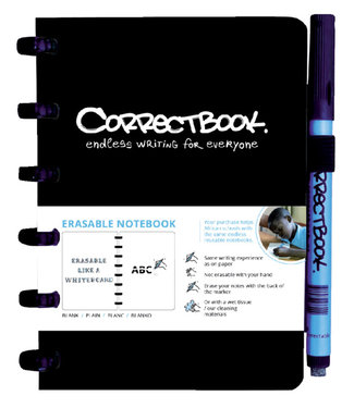 Correctbook NOTITIEBOEK A6 INK BLACK 40BLZ