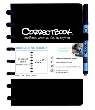 Correctbook NOTITIEBOEK A5 BLK INK BLACK 40BLZ