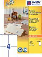 Avery Zweckform ETIKET LR3483 105X148 RECY