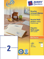 Avery Zweckform ETIKET LR3655 210X148 RECY