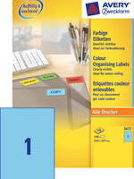 Avery Zweckform ETIKET 3471 210X297 BL
