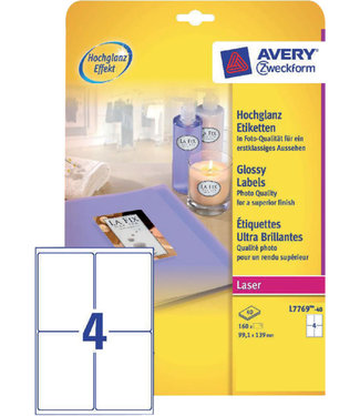 Avery Zweckform ETIKET L7769 99.1X139 WT