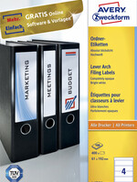Avery Zweckform RUGETIKET L4761-100 192X61