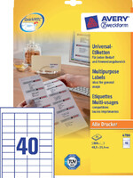 Avery Zweckform ETIKET 4780 48.5X25.4