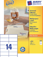 Avery Zweckform ETIKET 3653 105X42.3