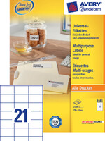 Avery Zweckform ETIKET 3481 70X41