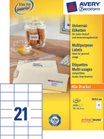Avery Zweckform ETIKET 3652-200 70X42.3